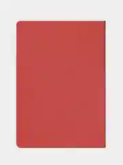 Тетрадь B5 60л, клетка, экокожа под лён, коралловый, BRAUBERG PASTEL, 403873