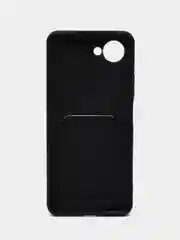 Черный чехол Realme C30 C30S Realme 50i PRIME Реалми С30 50i Прайм с карманом для карт прозрачный