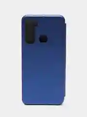 Синий чехол-книжка Infinix HOT 12 Pro (Инфиникс Хот 12 Про)