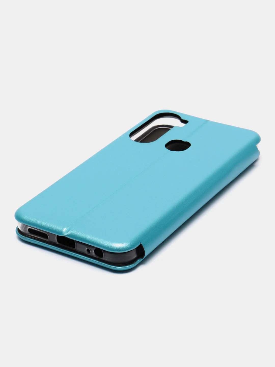 Голубой чехол-книжка Infinix HOT 12 Pro (Инфиникс Хот 12 Про)