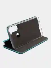 Голубой чехол-книжка Infinix HOT 12 Pro (Инфиникс Хот 12 Про)