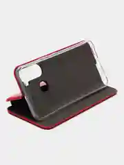 Красный чехол-книжка Infinix HOT 12 Pro (Инфиникс Хот 12 Про)