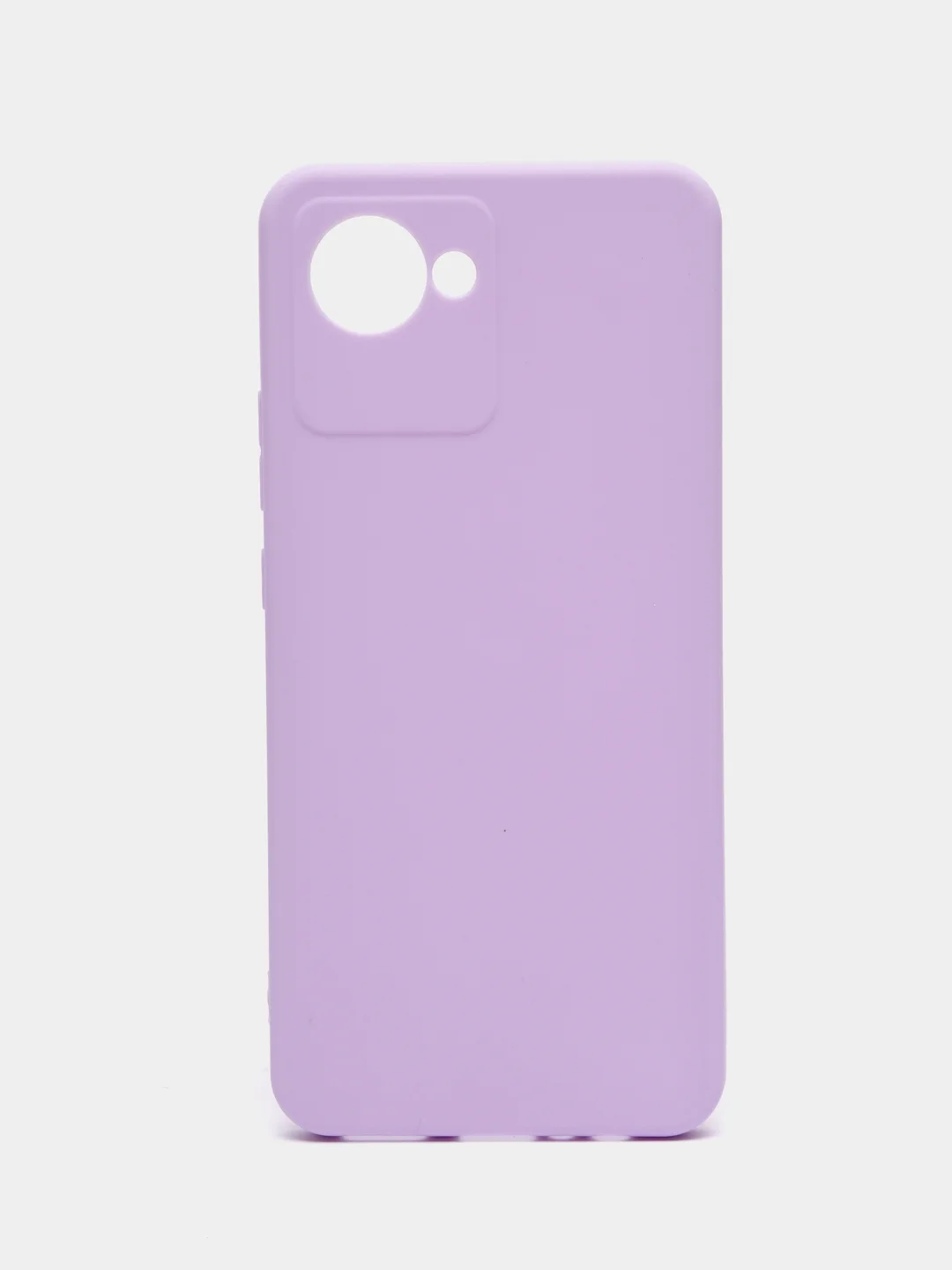Лавандовый чехол Realme C30 C30s Narzo 50i Prime Реалми С30 С30С Нарзо силиконовый, цветной, матовый