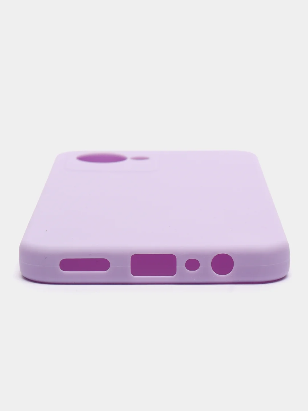 Лавандовый чехол Realme C30 C30s Narzo 50i Prime Реалми С30 С30С Нарзо силиконовый, цветной, матовый