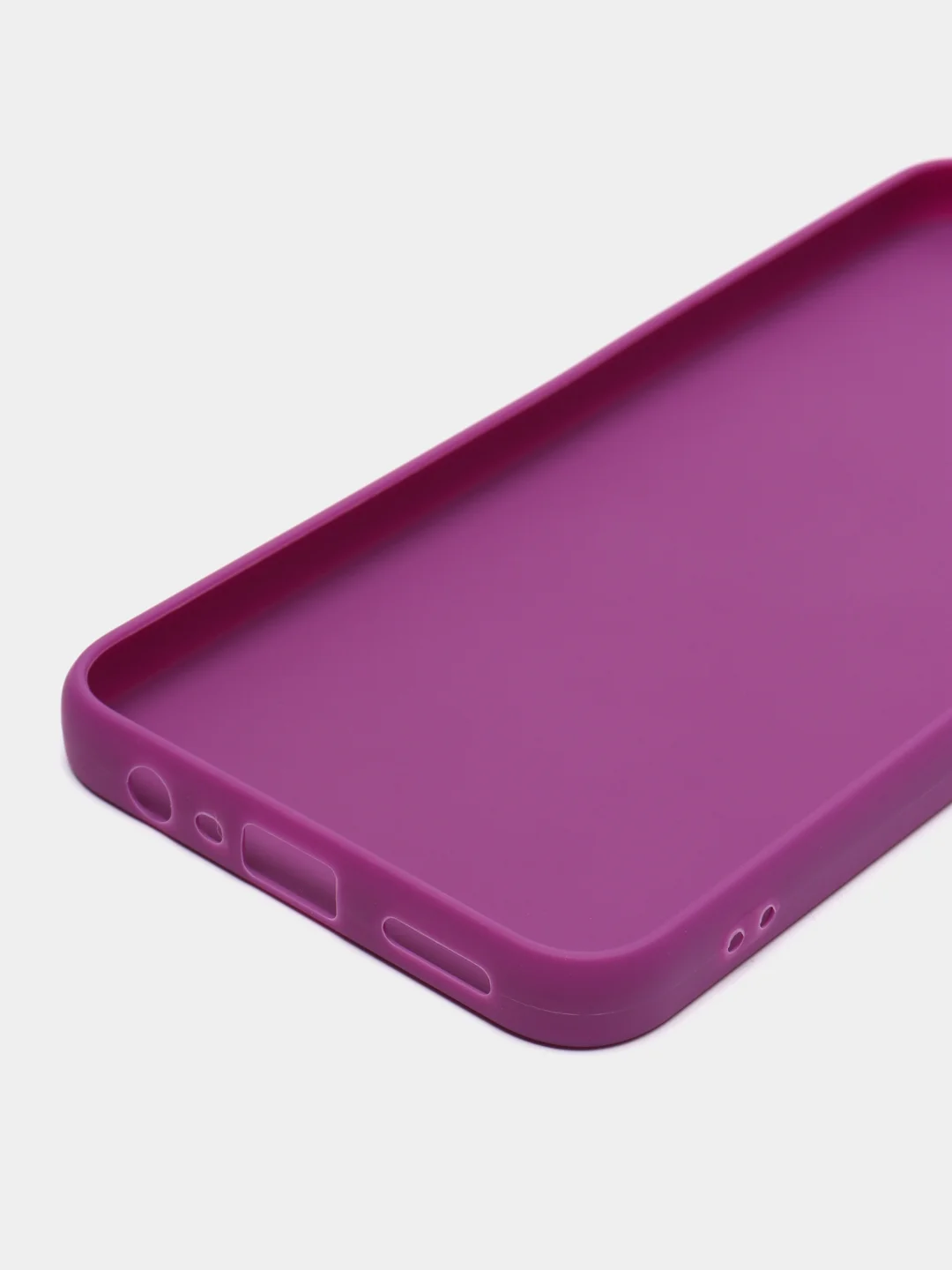 Фиолетовый чехол для Realme C33 / Реалми С33 силиконовый, цветной, матовый