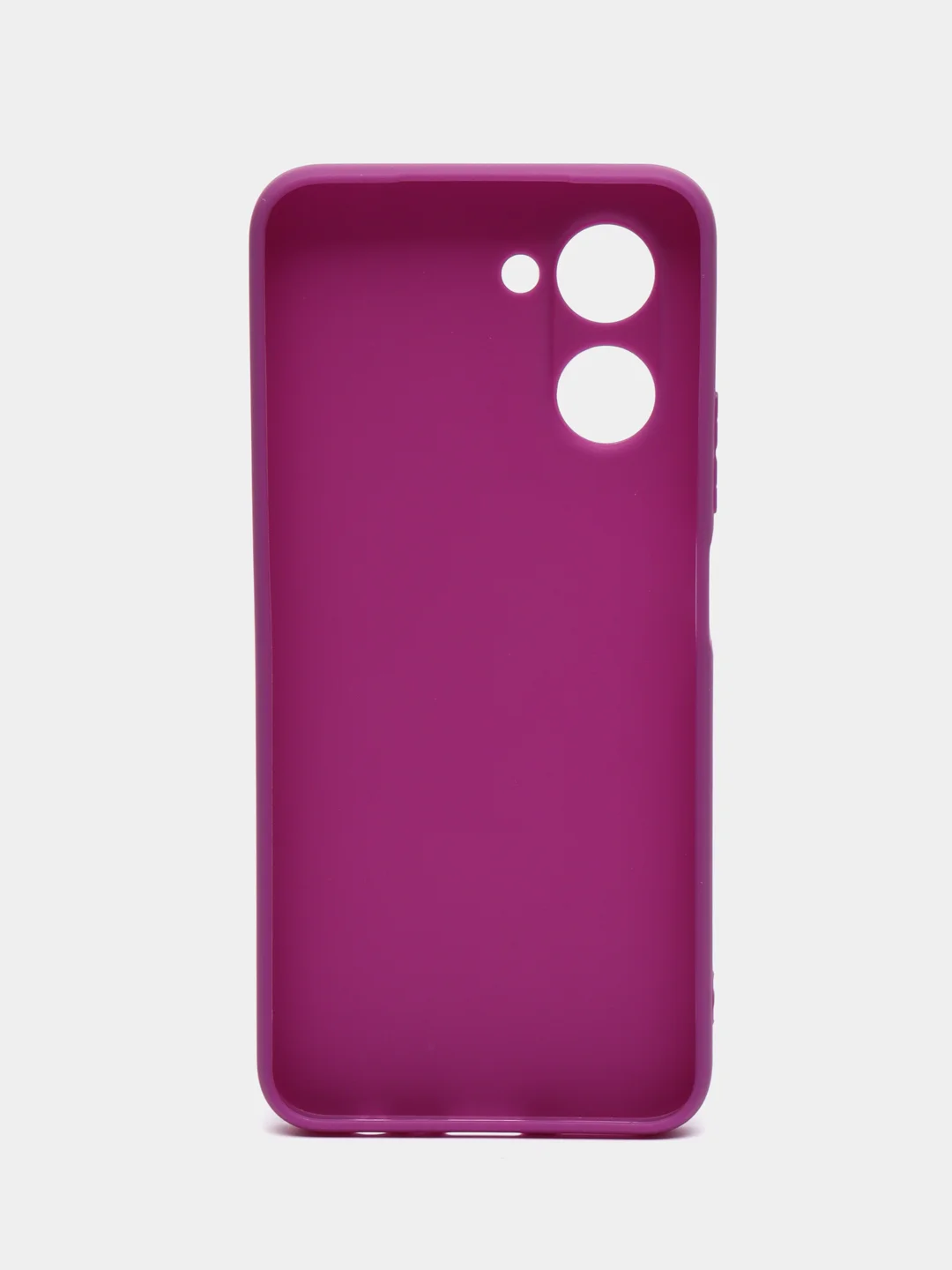 Фиолетовый чехол для Realme C33 / Реалми С33 силиконовый, цветной, матовый