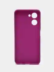 Фиолетовый чехол для Realme C33 / Реалми С33 силиконовый, цветной, матовый