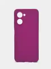 Фиолетовый чехол для Realme C33 / Реалми С33 силиконовый, цветной, матовый