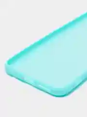 Бирюзовый чехол Tecno Spark GO 2022, Tecno Spark 8C силиконовый, цветной, матовый
