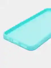 Бирюзовый чехол для Realme C33 / Реалми С33 силиконовый, цветной, матовый