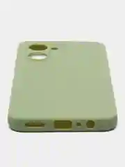 Лесной зеленый чехол для Realme C33 / Реалми С33 силиконовый, цветной, матовый