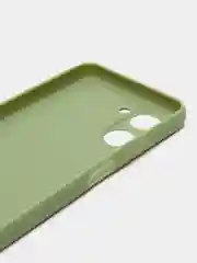 Лесной зеленый чехол для Realme C33 / Реалми С33 силиконовый, цветной, матовый