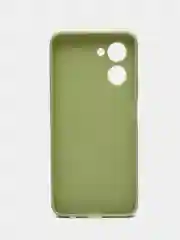 Лесной зеленый чехол для Realme C33 / Реалми С33 силиконовый, цветной, матовый