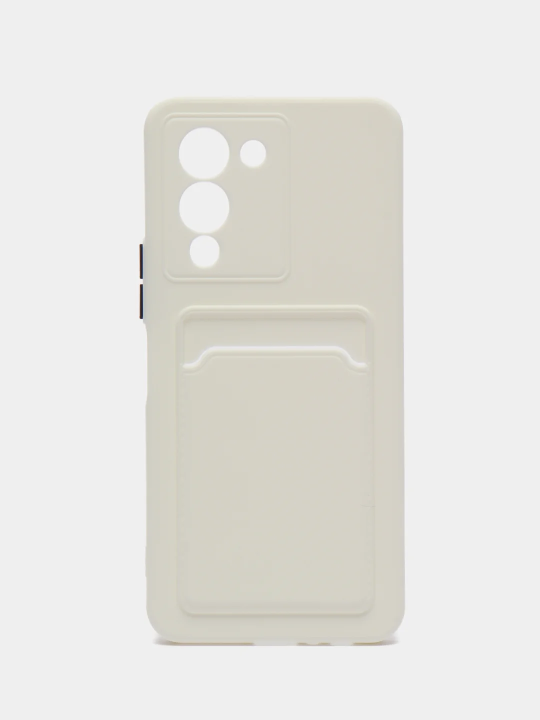 Белый чехол для Infinix NOTE 12 G96 (Инфиникс Нот 12 Джи 96) с карманом для карт