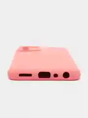 Розовый чехол силиконовый для Realme Q3s / Реалми Q3s Silicone Cover