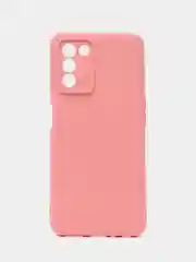 Розовый чехол силиконовый для Realme Q3s / Реалми Q3s Silicone Cover
