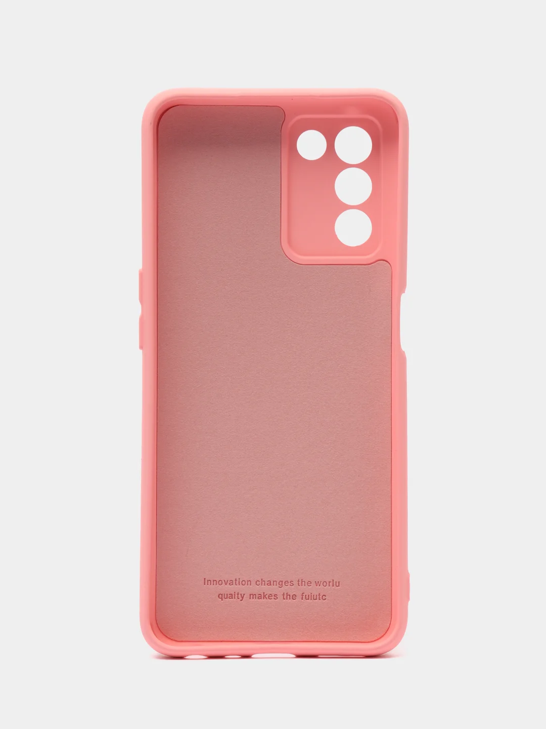 Розовый чехол силиконовый для Realme Q3s / Реалми Q3s Silicone Cover