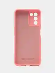 Розовый чехол силиконовый для Realme Q3s / Реалми Q3s Silicone Cover