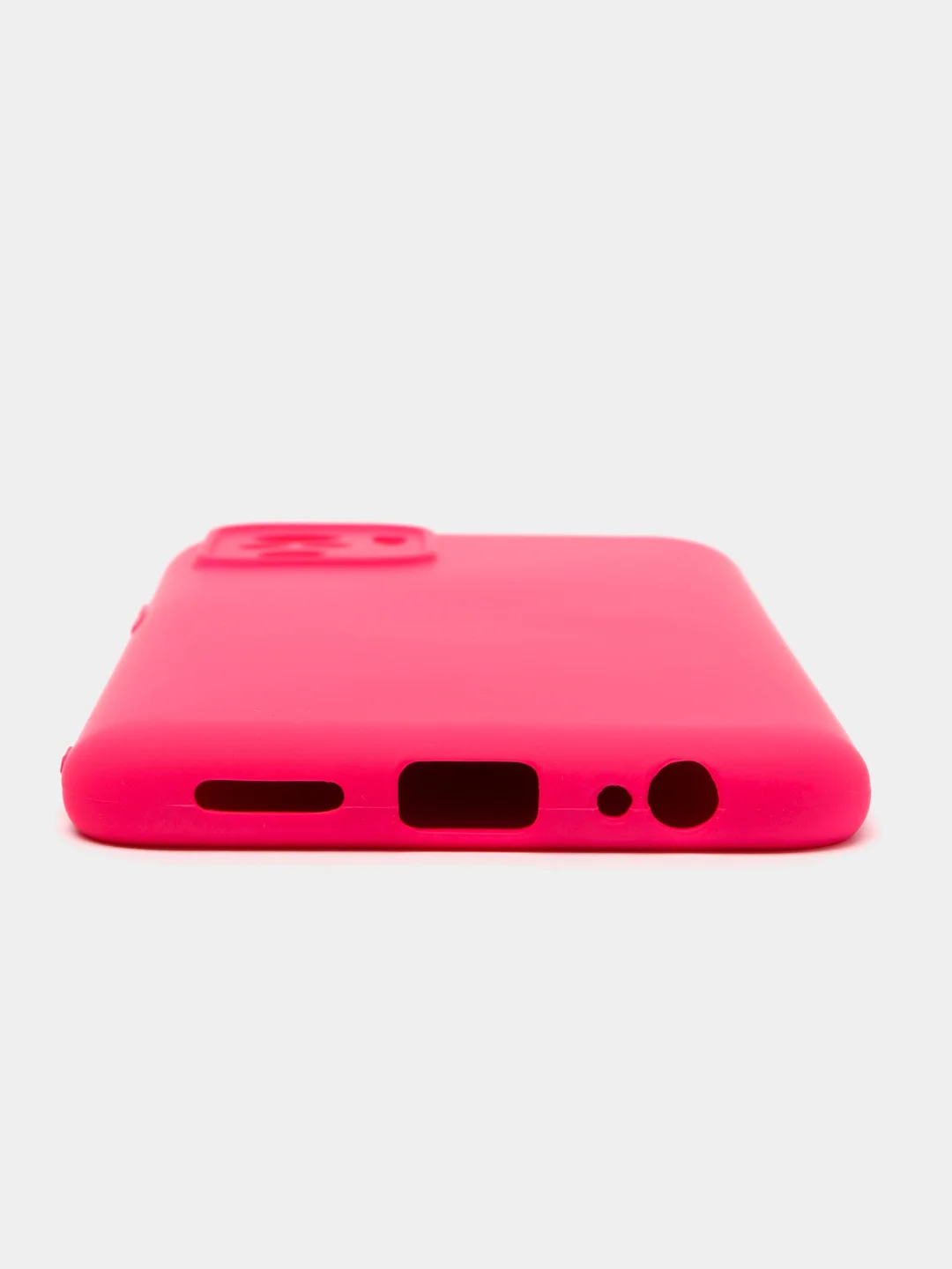 Тёмно-розовый чехол Xiaomi Redmi Note 10 / Redmi Note 10S / Poco M5s, Сяоми Редми Нот 10, силиконовый