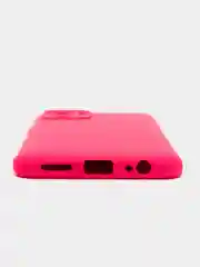 Тёмно-розовый чехол Xiaomi Redmi Note 10 / Redmi Note 10S / Poco M5s, Сяоми Редми Нот 10, силиконовый