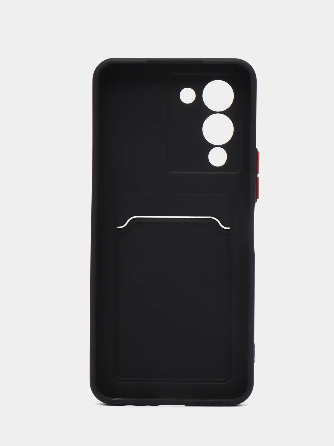 Черный чехол для Infinix NOTE 12 G96 (Инфиникс Нот 12 Джи 96) с карманом для карт