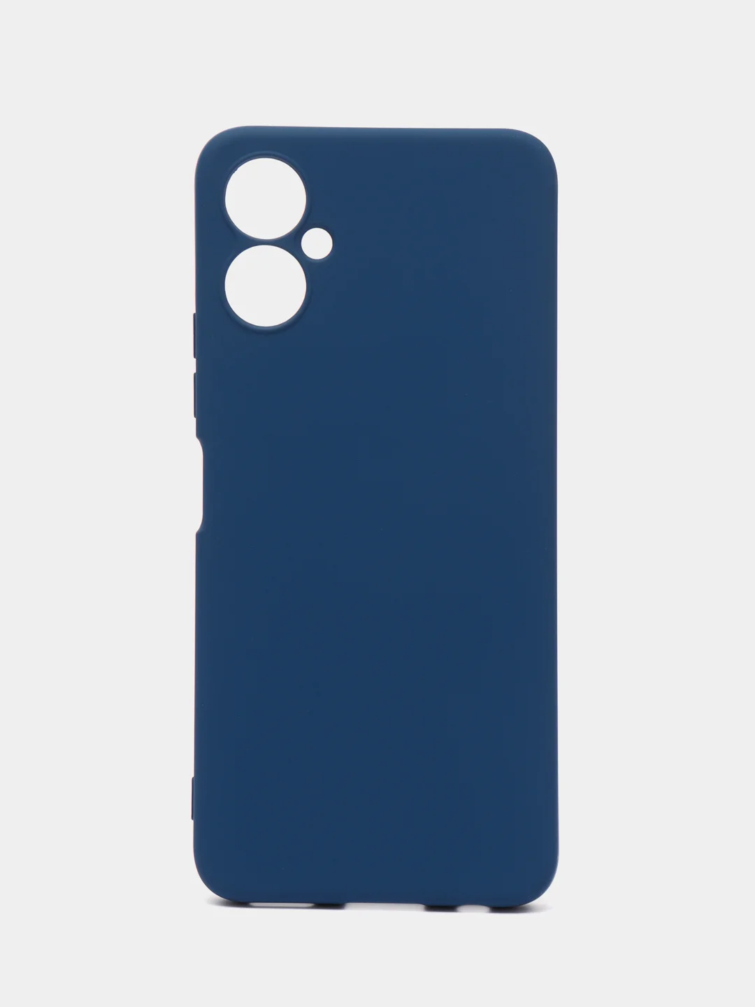 Темно-синий чехол силиконовый Silicone Cover для Tecno Spark 9 Pro