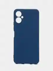 Темно-синий чехол силиконовый Silicone Cover для Tecno Spark 9 Pro