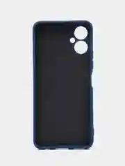 Темно-синий чехол силиконовый Silicone Cover для Tecno Spark 9 Pro