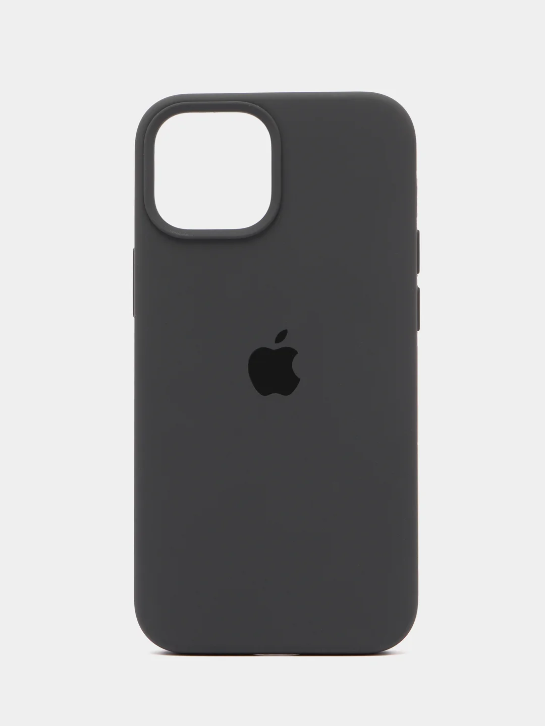Тёмно-серый чехол силиконовый для iPhone 13, 13 Pro, 13 Pro Max, с закрытым низом