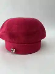 Красный берет женский Витекс, с отворотом