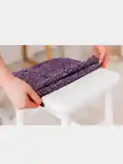 Фиолетовый чехол на стул