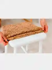 Карамельный чехол на стул