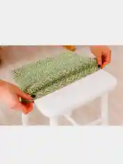 Мятный чехол на стул