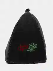 Алый шапка для бани