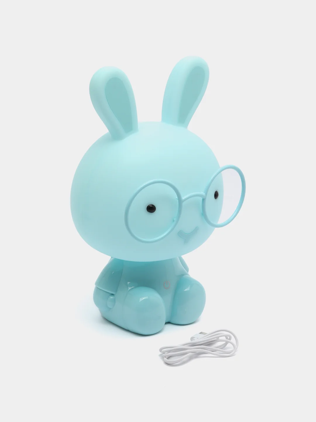 Голубой bluetooth колонка, ночник - Зайчик