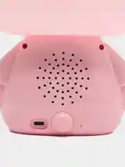 Розовый bluetooth колонка, ночник - Зайчик