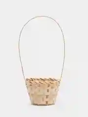 Светло-коричневый корзина с ручкой, 13*13*9,5 см