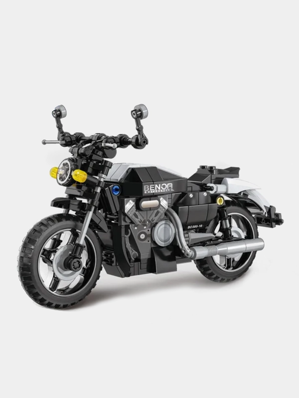 Конструктор детский мотоцикл "Rock-300", 285 запчастей