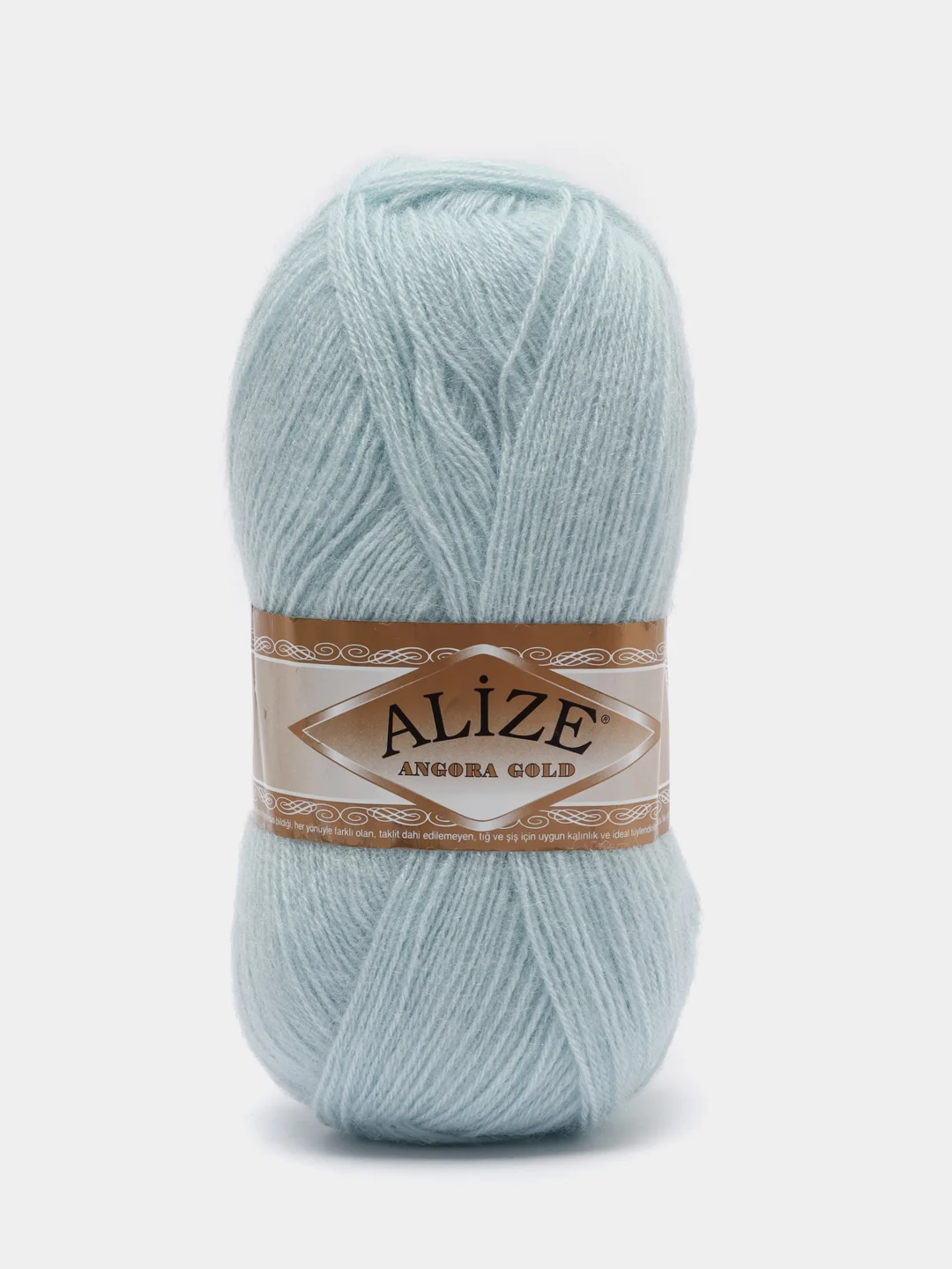 Ледяной пряжа Alize Angora Gold, 20% Шерсть 80% Акрил, 100 г, 550 м (часть 1)