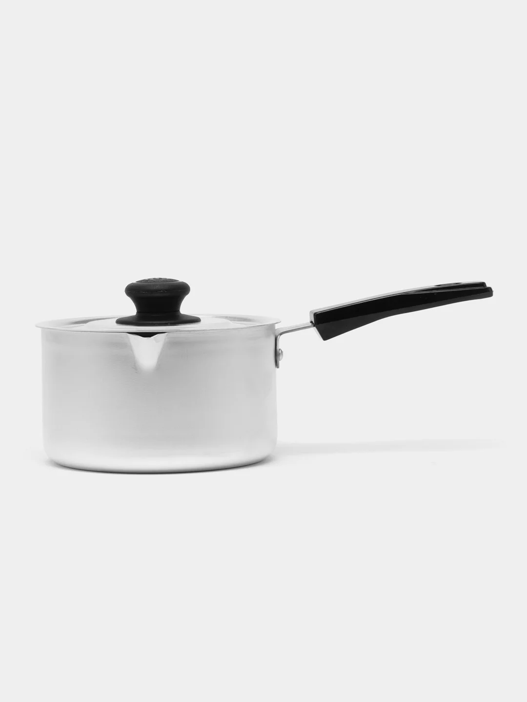 Кастрюля с пластиковой ручкой и металлической крышкой Калитва, 0,75 л