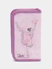 Пенал ЮНЛАНДИЯ, 2 отделения, полиэстер, 19х11 см, Ballet, 271024