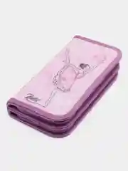 Пенал ЮНЛАНДИЯ, 2 отделения, полиэстер, 19х11 см, Ballet, 271024