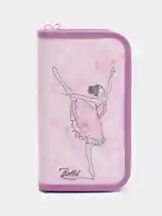 Пенал ЮНЛАНДИЯ, 2 отделения, полиэстер, 19х11 см, Ballet, 271024