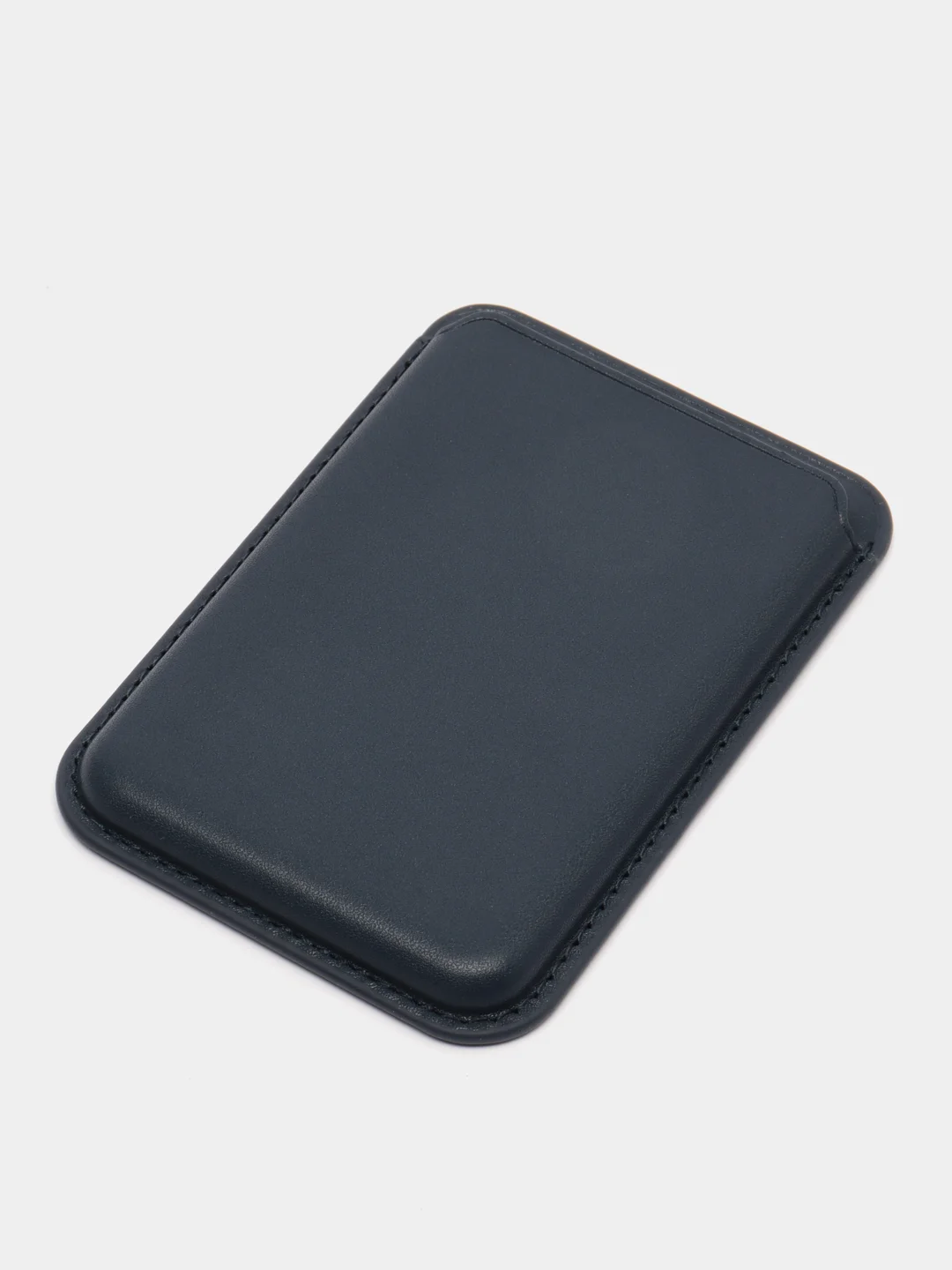 Темно-синий картхолдер с магнитным кольцом MagSafe для айфон iPhone