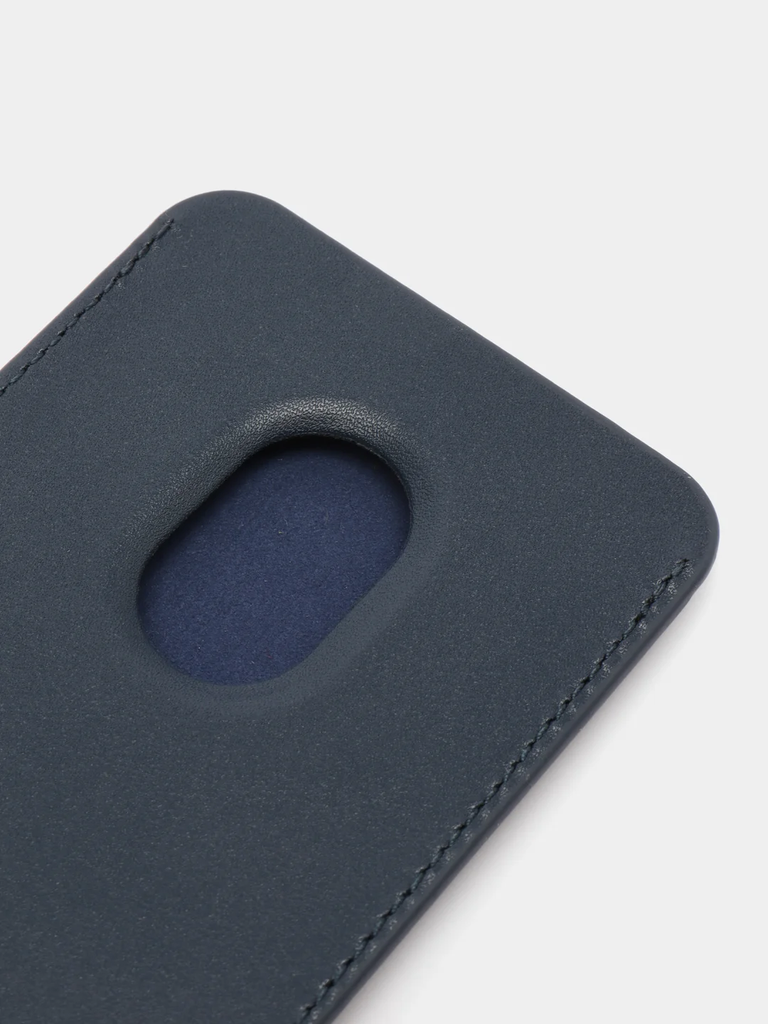 Темно-синий картхолдер с магнитным кольцом MagSafe для айфон iPhone