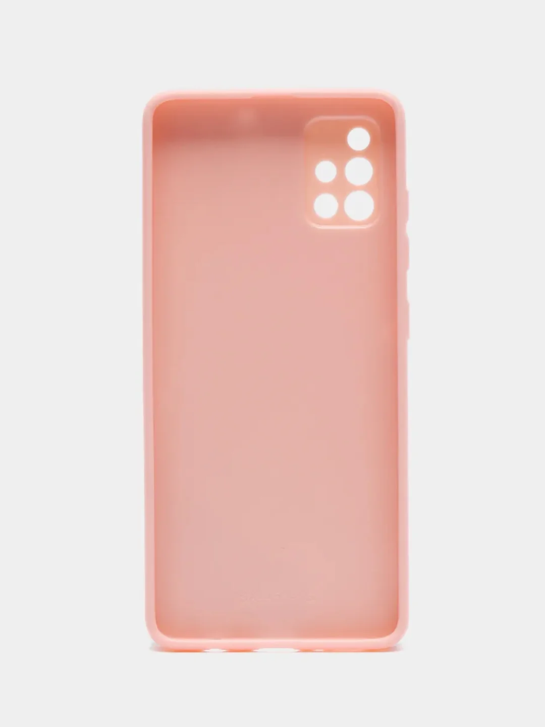 Пастельно-коралловый чехол Samsung Galaxy A51 пластиковый под стекло