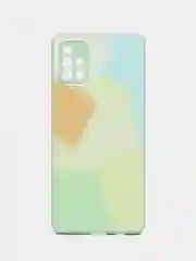 Лайм чехол Samsung Galaxy A51  пластиковый под стекло