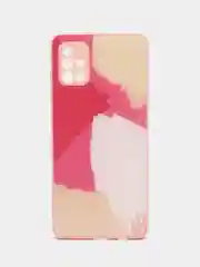 Марсала чехол Samsung Galaxy A51  пластиковый под стекло