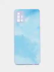 Чехол Samsung Galaxy A51  пластиковый под стекло