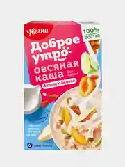 Каша овсяная  быстрого приготовления Увелка  "Ассорти с молоком", 6 х 40 г